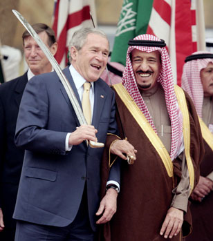 Bush with Saudi